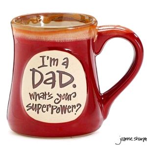 Superpowers Dad Ceramic Coffee Mug